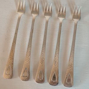 5 Antique Seafood/olive spoons
